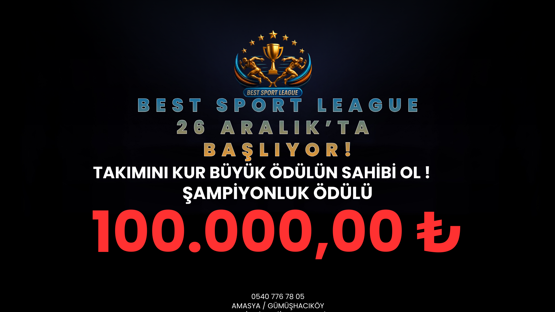 BEST SPORT LEAGUE 26 ARALIK'TA BAŞLIYOR